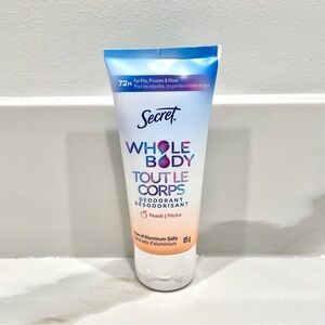 🔵3/$25 NEW Secret Whole Body Aluminum Free Deodorant Cream